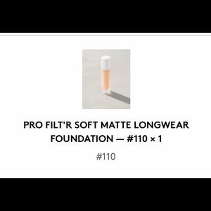 Fenty Beauty pro filter matte longwear foundation